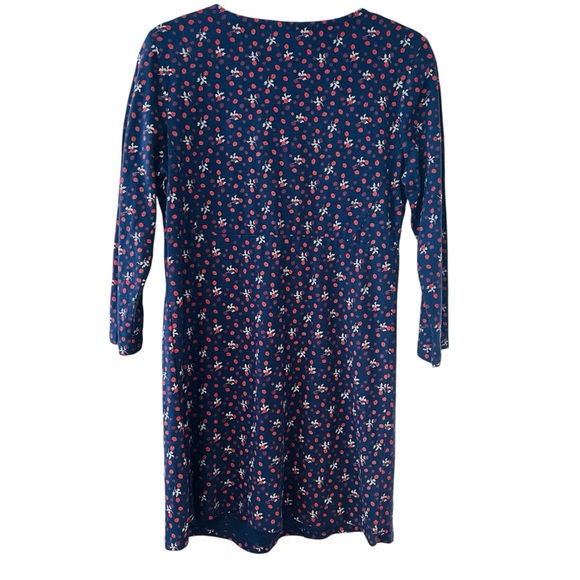 Gudrun Sjoden Blue Tunic Dress Floral Size Medium - Picture 3 of 3